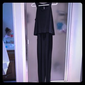 🏰NWOT Black Layered Jumpsuit Sz14🏰